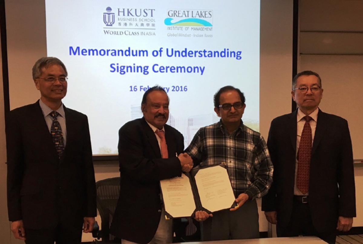 Great Lakes signs MoU with Hong Kong University of Science & Technology (HKUST)